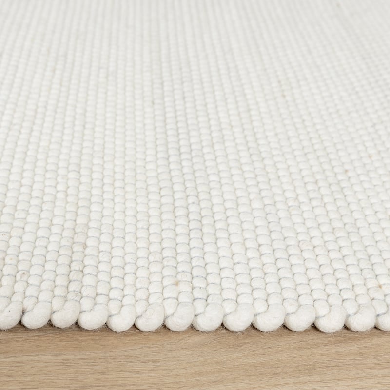 Wool Rug - Wise White