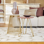 Viscose floor rug - Graphix 3164 Circles Ivory