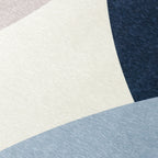 Geometric Rug – Swing Circles Blue/Brown