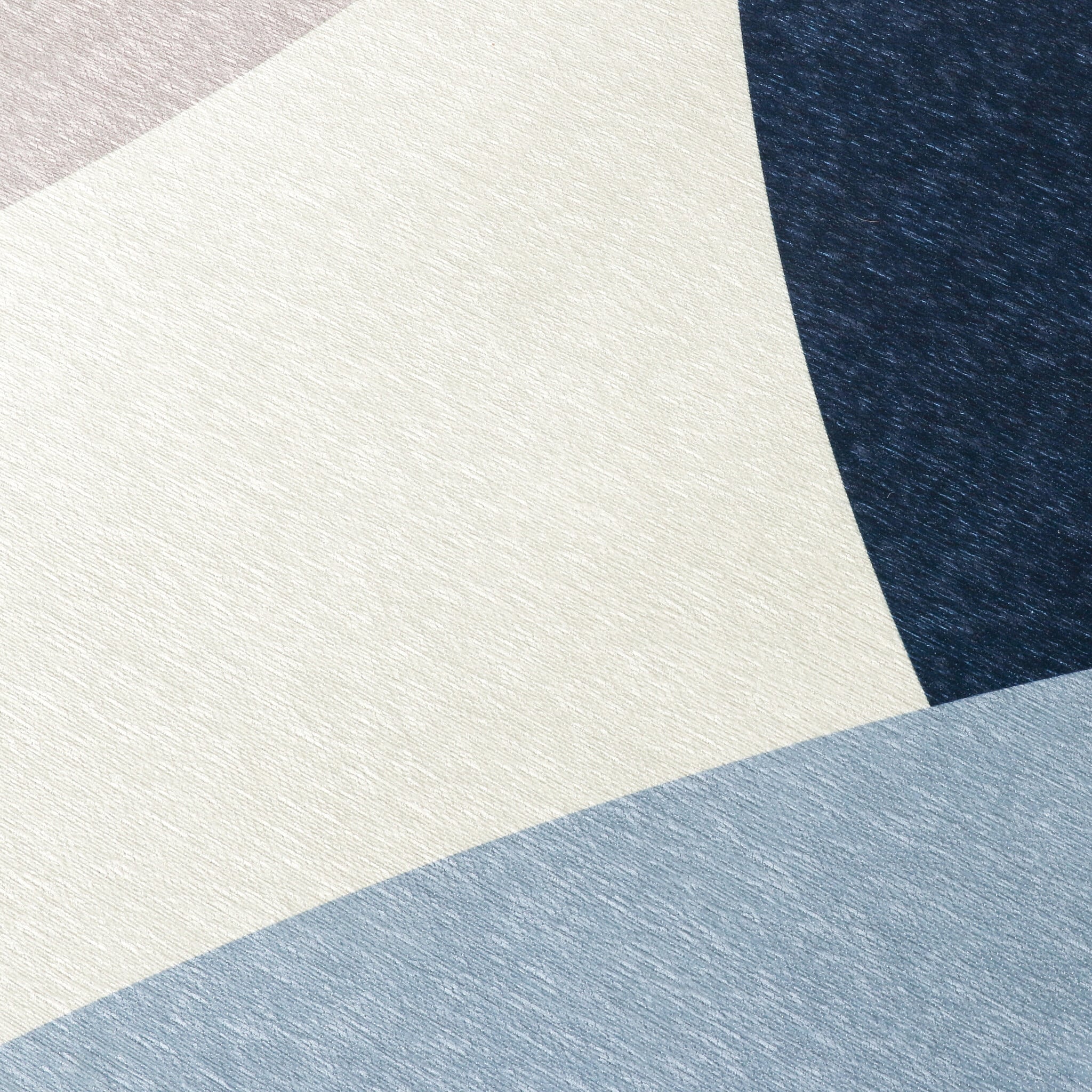 Geometric Rug – Swing Circles Blue/Brown