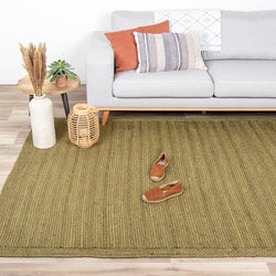 Jute Rug - Fair Green