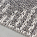 Jute Balcony Rug - Aruba Square Grey
