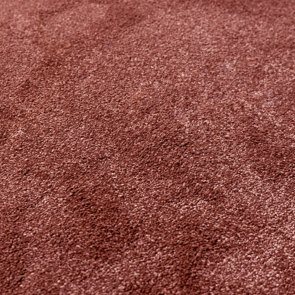 Round Washable Rug – Clean Pink