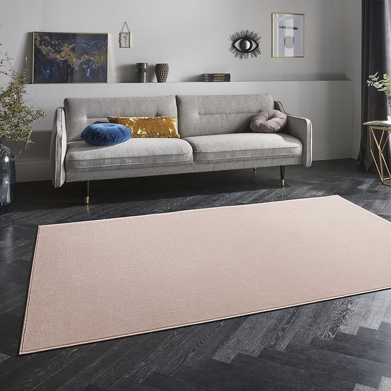 Solid floor rug - Premier Alagnon Pink