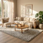 Shaggy Rug - Blaze Beige/Grey