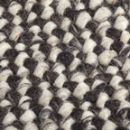 Wool Floor Rug - Lorraine Dark Brown/Cream