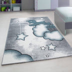 Children's Floor Rug - Anna Bear Blue