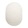Oval Shaggy Rug - Blaze Cream/White