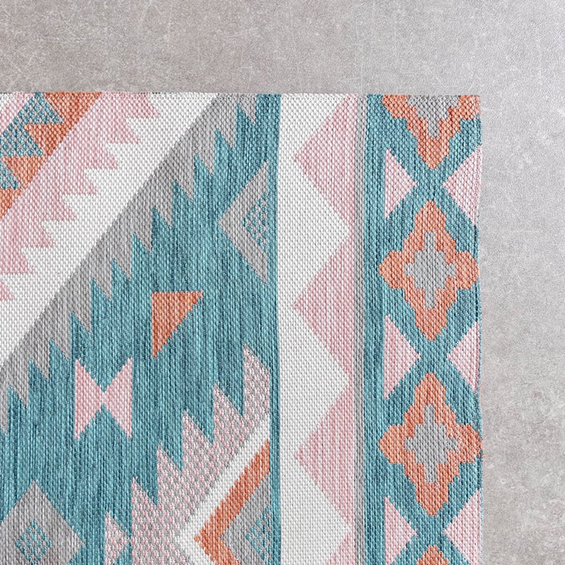 Bohemian Outdoor Rug - Vedra Aztec Blue