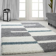 High-pile floor rug - Gala Turquoise