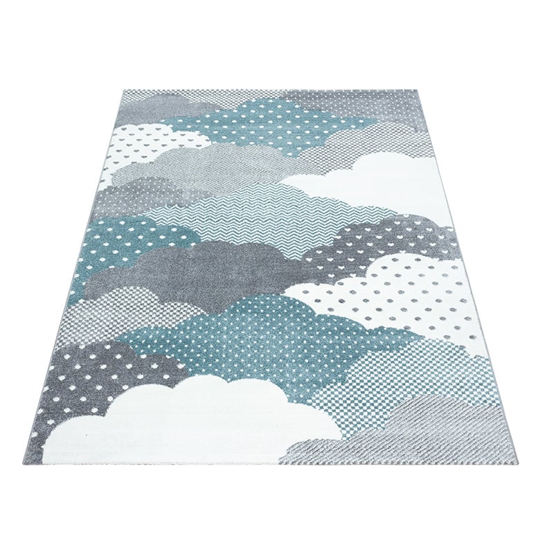 Children's Area Rug - Bambi Clouds Blue