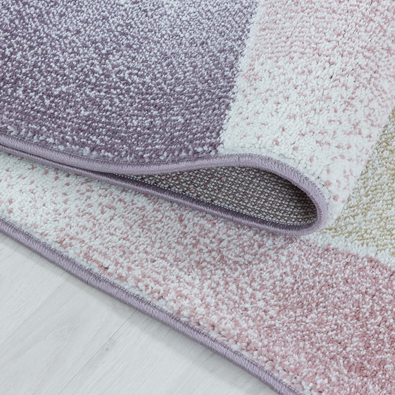 Low-pile floor rug - Smoothly Design Multicolor