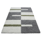 High-pile floor rug - Gala Green