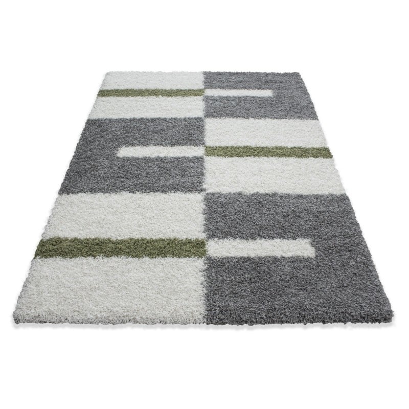 High-pile floor rug - Gala Green
