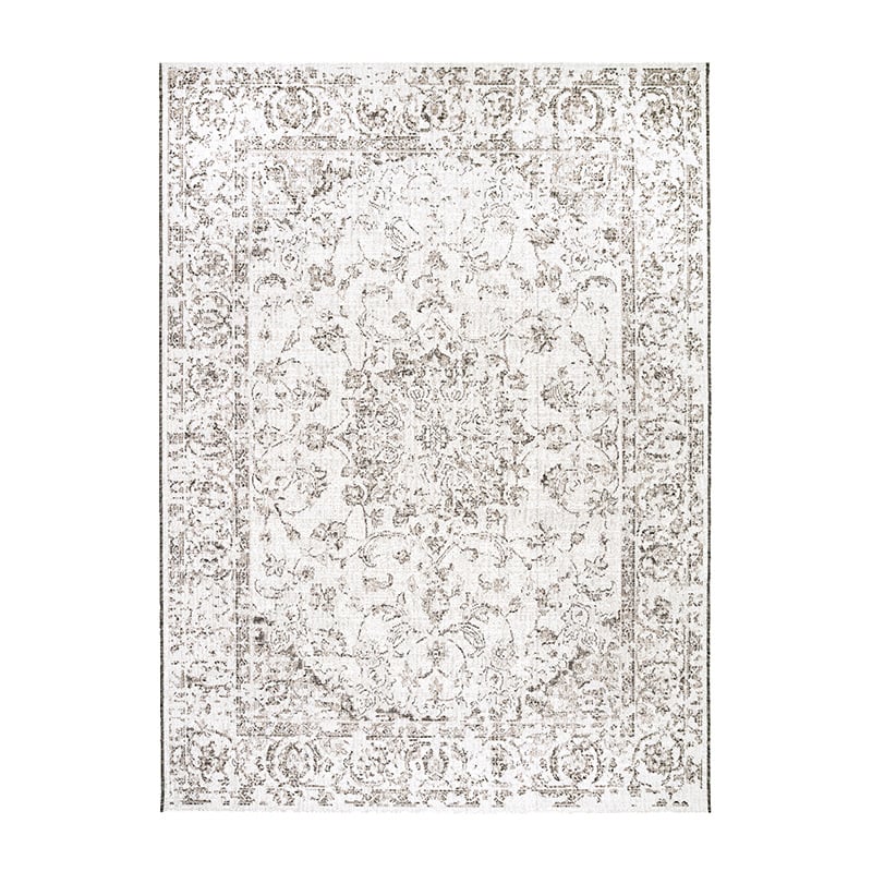 Vintage Outdoor Rug - Victoria Oriental Grey