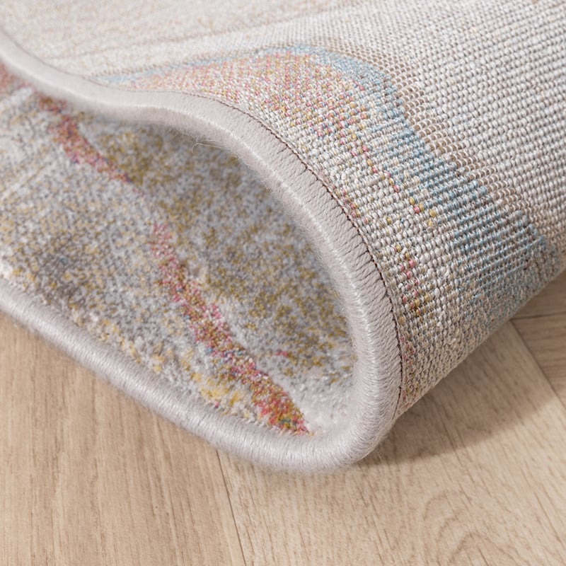 Abstract Rug - Xavier Wave Blue/Red