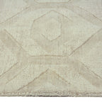 Geometric floor rug - Hermine Ivory