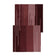 Graphic floor rug - Silco Ombre Red