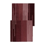Graphic floor rug - Silco Ombre Red