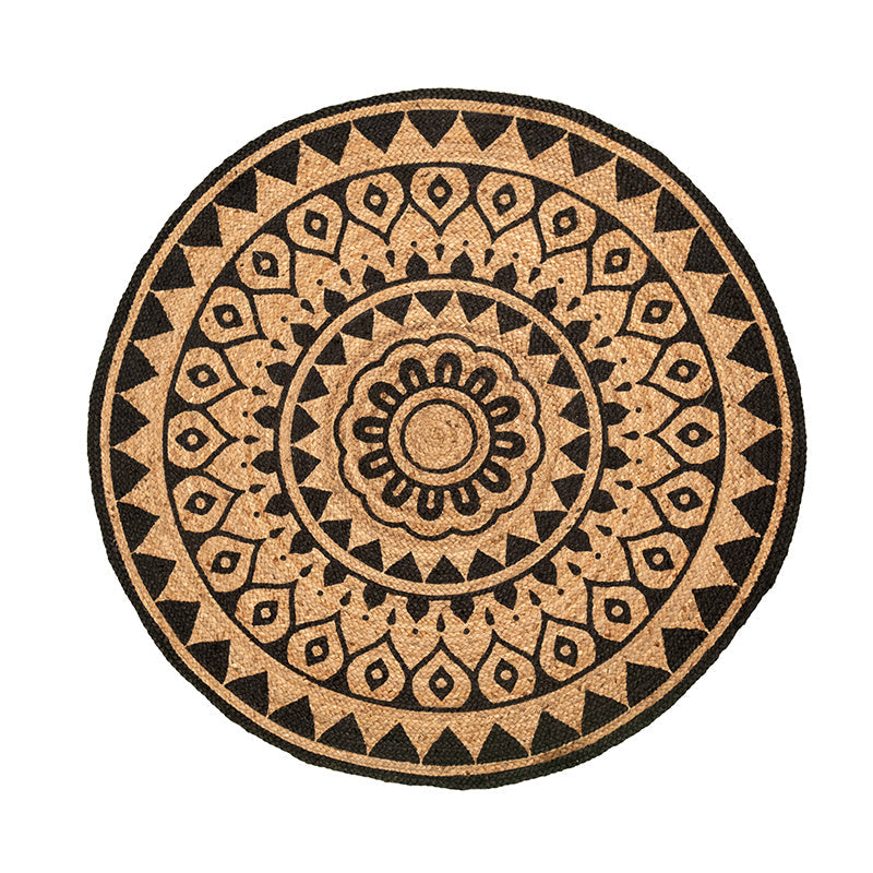 Round Jute Rug - Henna Ayda Natural