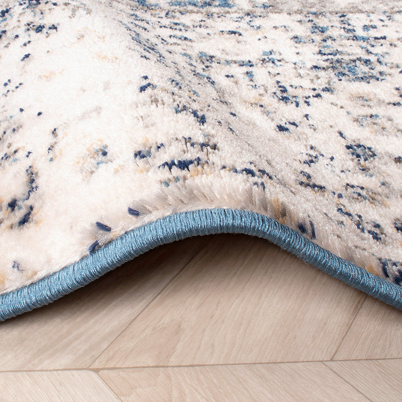 Patchwork Rug - Deep Blue
