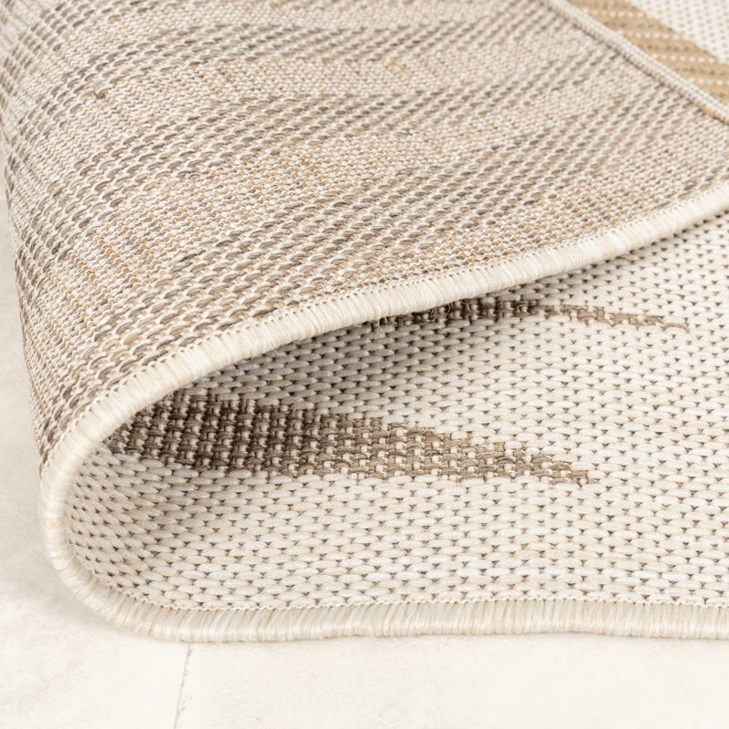 Jute Outdoor Rug - Nomad Leaves Cream