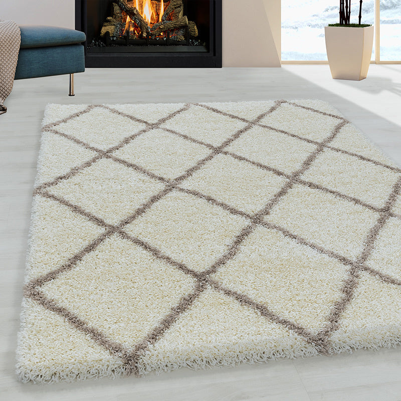 Berber Rug - Agadir Lines Cream/Beige