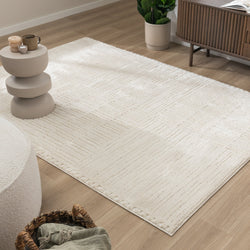 Scandinavian Rug - Yune Lines Cream
