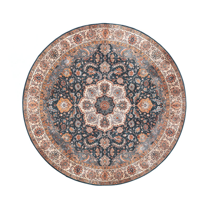Round Vintage Rug - Imagine Medallion Rustic