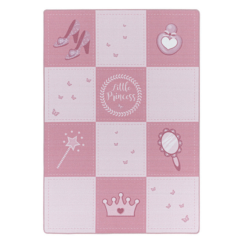 Children's Floor Rug - Pleun Little Princess Pink