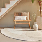 Organic floor rug - Shades White/Cream 100