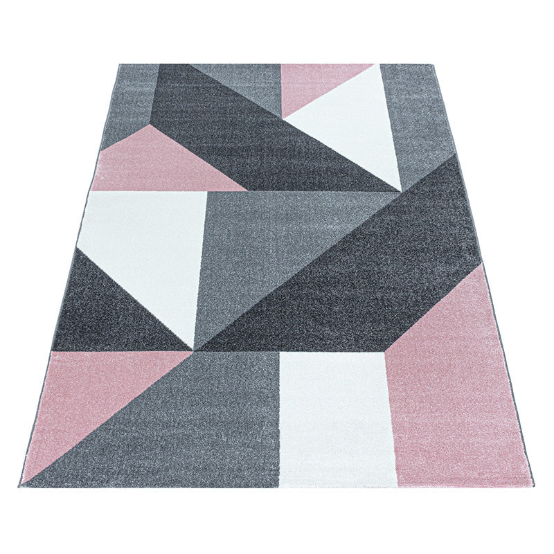 Modern Rug - Optimism Design Pink/Grey