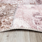 Patchwork Rug - Lago Red/Pink