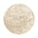 Round Shaggy Rug - Grace White
