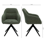Swivel Chair - Rafi Green