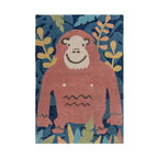 Children's floor rug - Zesto Jungle Multicolor