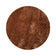 Round washable rug - Clean Rust
