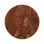 Round washable rug - Clean Rust
