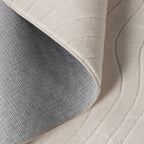 Scandinavian Rug - Charm Waves White