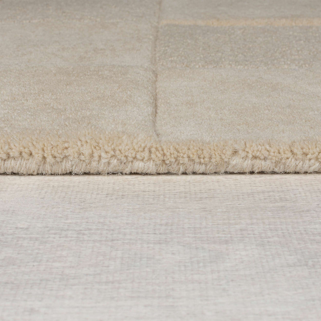 Modern floor rug - Mozo Checkerboard Beige