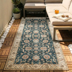 Washable Runner - Domingo Oriental Dark Green