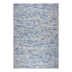 Wool Bobble Floor Rug - Madeleine Blue/Beige