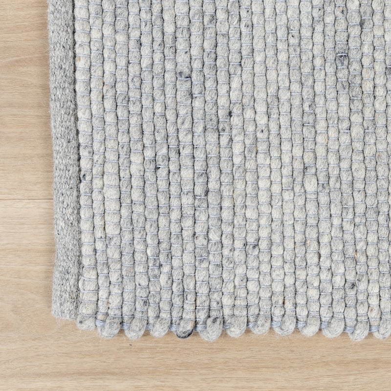 Wool Rug - Wise Grey/White