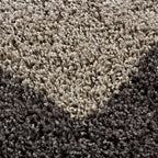 High-pile rug - Edge Taupe