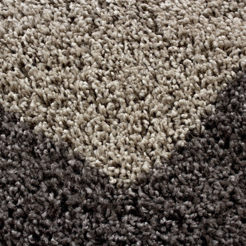 High-pile rug - Edge Taupe