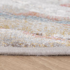 Abstract Rug - Xavier Wave Blue/Red