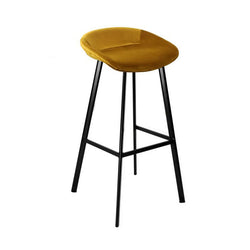 Velvet bar stool - Gold