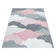 Children's floor rug - Bambi Clouds Pink