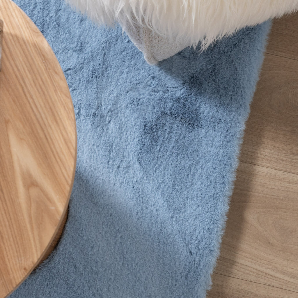 Soft High Pile Rug - Comfy Supreme Light Blue