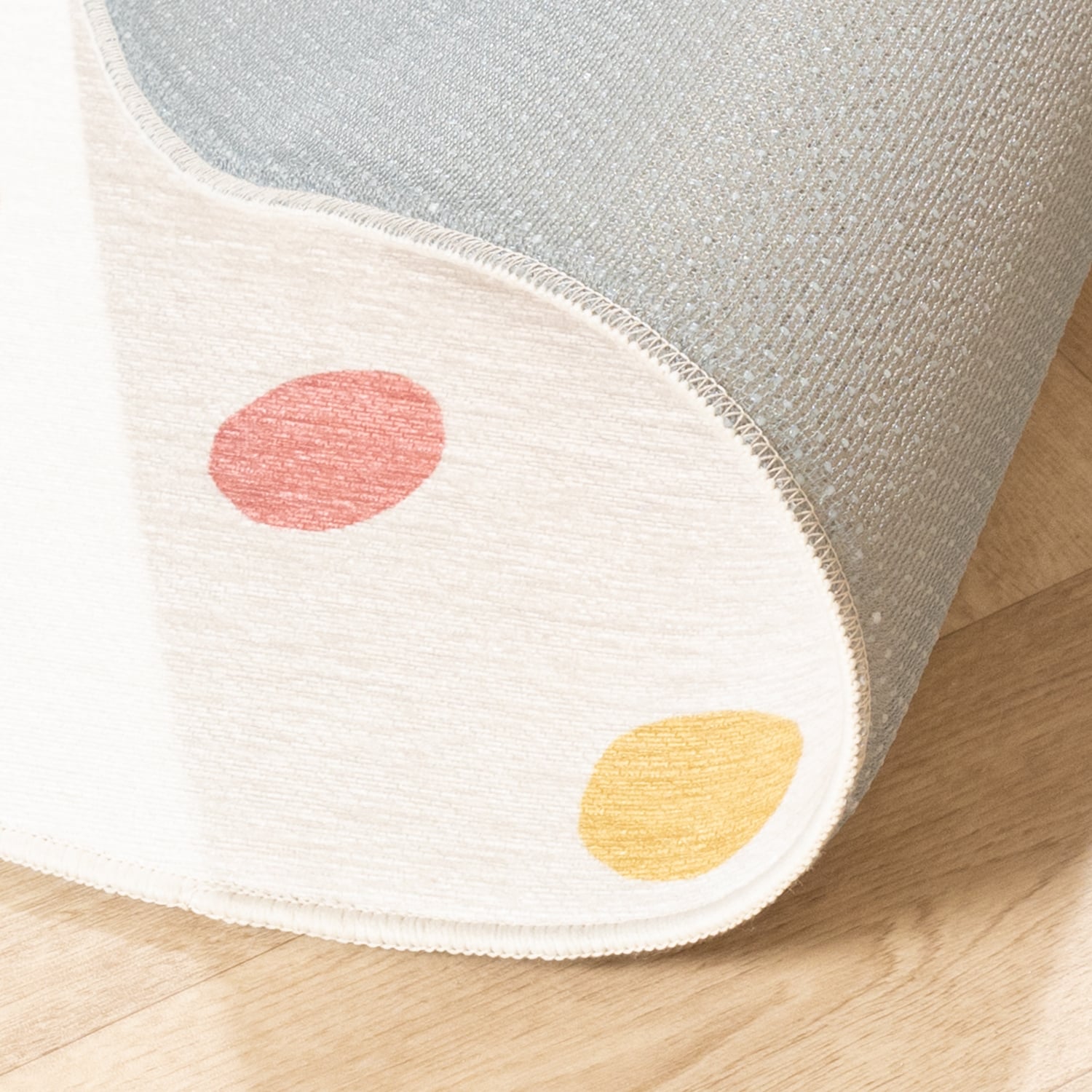 Round Washable Kids Rug - Evi Confetti Multicolour